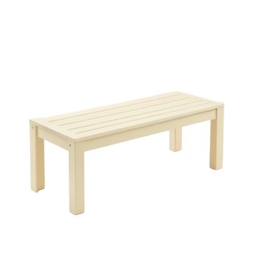 Hazel Branch Indoor Bench - Cream (synthetic illustration; no displayed measurements)