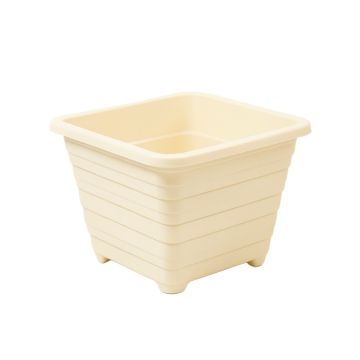 Ridge Crest Empty Raised Planter - Ivory