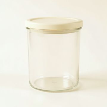 Field Crest Storage Canister With Lid - Cream (synthetic illustration; no displayed measurements)