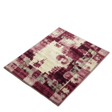 Crisfield Abstract Plum Area Rug