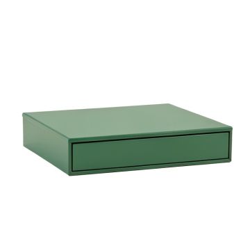 Laurel Bridge Desktop Monitor Riser - Green (synthetic illustration; no displayed measurements)