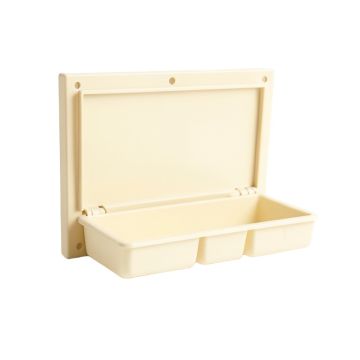 Spruce Arc Empty Wall-Mounted Tool Organizer Panel - Ivory