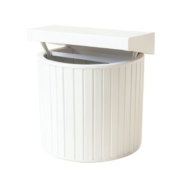 Glen Canyon Closed Garden Compost Bin - White